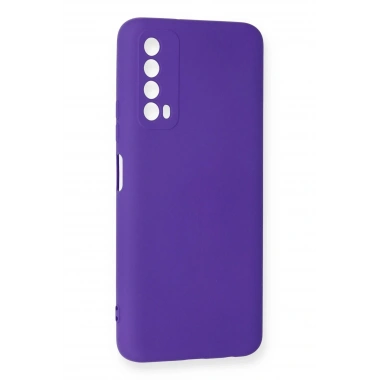 Mey İthalat®  Huawei P Smart 2021 Kılıf Nano içi Kadife Silikon - Mor