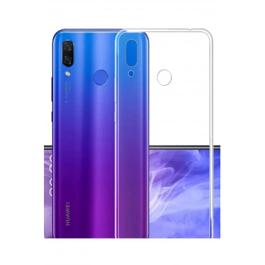 Mey İthalat®  Huawei P20 Lite Kılıf Lüx Şeffaf Silikon