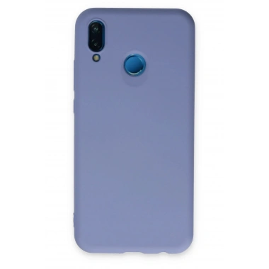 Mey İthalat®  Huawei P20 Lite Kılıf Nano içi Kadife Silikon - Lila