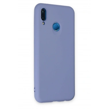 Mey İthalat®  Huawei P20 Lite Kılıf Nano içi Kadife Silikon - Lila