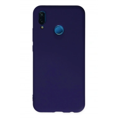 Mey İthalat®  Huawei P20 Lite Kılıf Nano içi Kadife Silikon - Mor