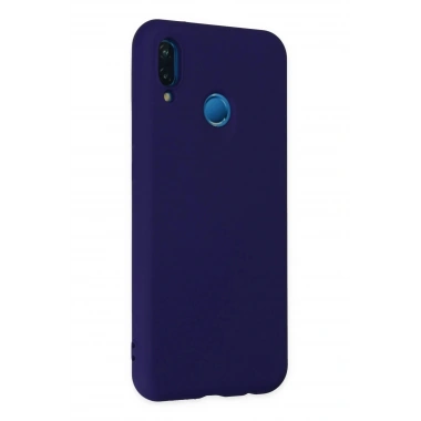 Mey İthalat®  Huawei P20 Lite Kılıf Nano içi Kadife Silikon - Mor