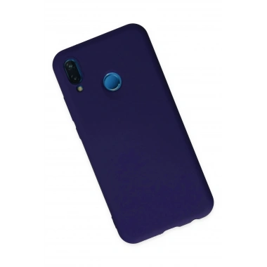 Mey İthalat®  Huawei P20 Lite Kılıf Nano içi Kadife Silikon - Mor