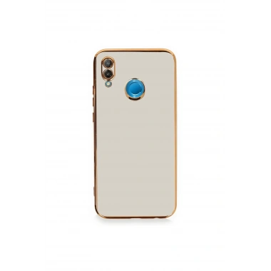 Mey İthalat®  Huawei P20 Lite Kılıf Volet Silikon - Beyaz
