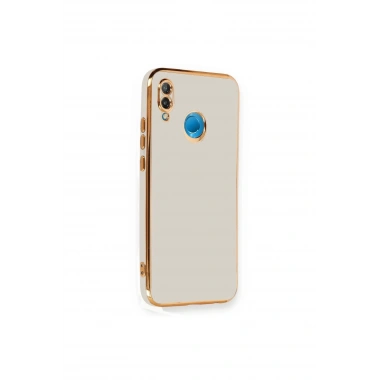Mey İthalat®  Huawei P20 Lite Kılıf Volet Silikon - Beyaz