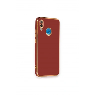 Mey İthalat®  Huawei P20 Lite Kılıf Volet Silikon - Kırmızı