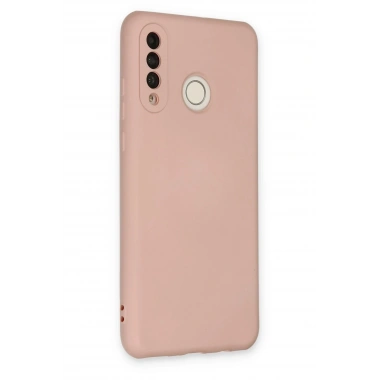 Mey İthalat®  Huawei P30 Lite Kılıf Nano içi Kadife Silikon - Pudra