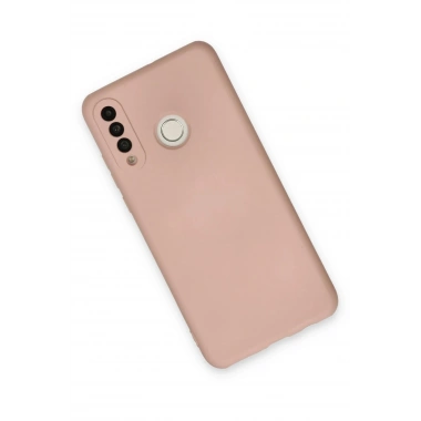 Mey İthalat®  Huawei P30 Lite Kılıf Nano içi Kadife Silikon - Pudra