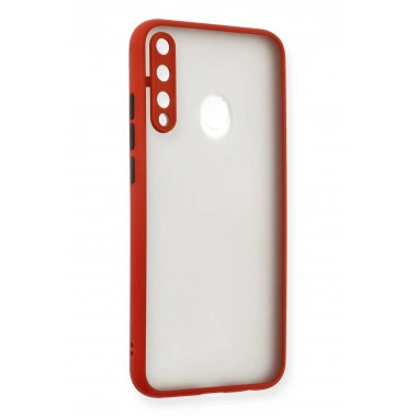 Mey İthalat®  Huawei P40 Lite E Kılıf Montreal Silikon Kapak - Kırmızı