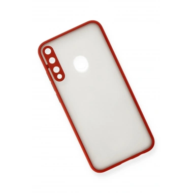 Mey İthalat®  Huawei P40 Lite E Kılıf Montreal Silikon Kapak - Kırmızı