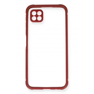 Mey İthalat® Huawei P40 Lite Kılıf Miami Şeffaf Silikon - Fuşya