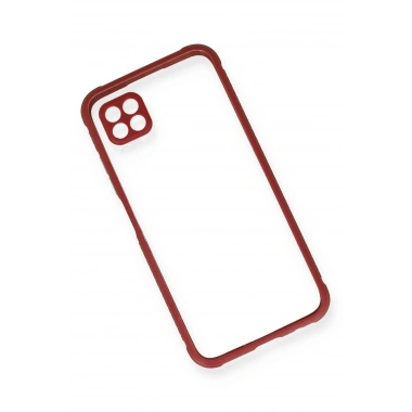 Mey İthalat® Huawei P40 Lite Kılıf Miami Şeffaf Silikon - Fuşya