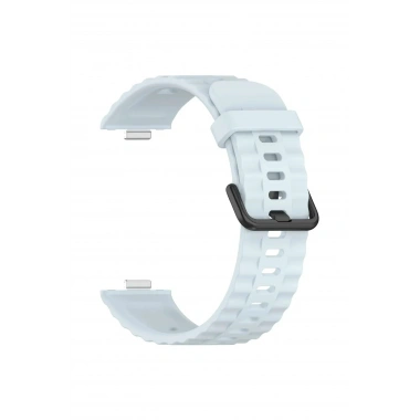 Mey İthalat®  Huawei Watch Fit 3 Klasik Kordon - Açık Mavi
