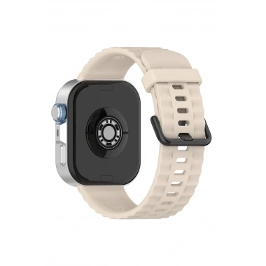 Mey İthalat®  Huawei Watch Fit 3 Klasik Kordon - Bej