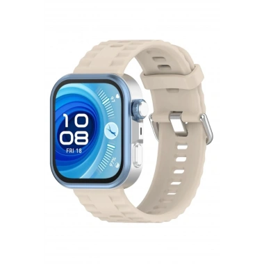 Mey İthalat®  Huawei Watch Fit 3 Klasik Kordon - Krem