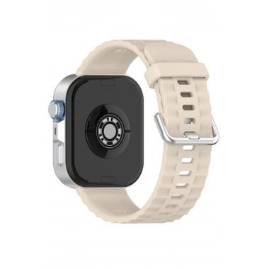 Mey İthalat®  Huawei Watch Fit 3 Klasik Kordon - Krem