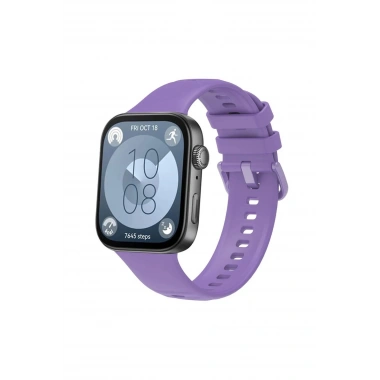 Mey İthalat® Huawei Watch Fit 3 Klasik Kordon - Lila