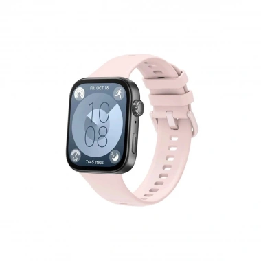 Mey İthalat® Huawei Watch Fit 3 Klasik Kordon - Pudra