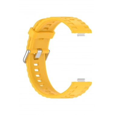 Mey İthalat® Huawei Watch Fit 3 Klasik Kordon - Sarı