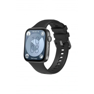 Mey İthalat® Huawei Watch Fit 3 Klasik Kordon - Siyah
