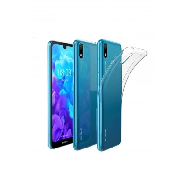 Mey İthalat®  Huawei Y5 2019 Kılıf Lüx Şeffaf Silikon