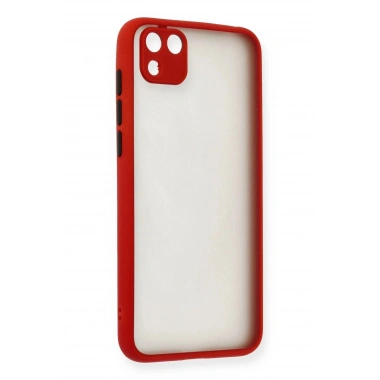 Mey İthalat®  Huawei Y5P Kılıf Montreal Silikon Kapak - Kırmızı