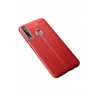 Mey İthalat®  Huawei Y6P Kılıf Auto Focus Kapak - Kırmızı