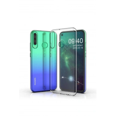 Mey İthalat®  Huawei Y6P Kılıf Lüx Şeffaf Silikon - Şeffaf