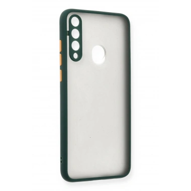 Mey İthalat®  Huawei Y6P Kılıf Montreal Silikon Kapak - Yeşil