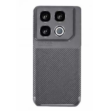 Mey İthalat®  İnfinix GT 20 Pro Kılıf Auto Focus Karbon Kapak - Gri