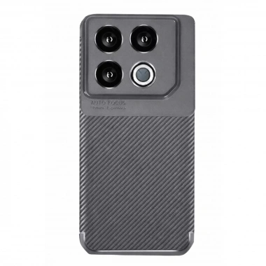 Mey İthalat®  İnfinix GT 20 Pro Kılıf Auto Focus Karbon Kapak - Gri