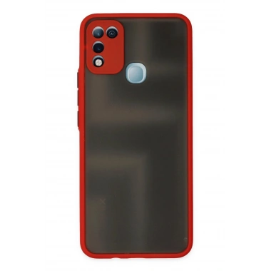 Mey İthalat®  İnfinix Hot 10 Play Kılıf Montreal Silikon Kapak - Kırmızı