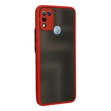 Mey İthalat®  İnfinix Hot 10 Play Kılıf Montreal Silikon Kapak - Kırmızı