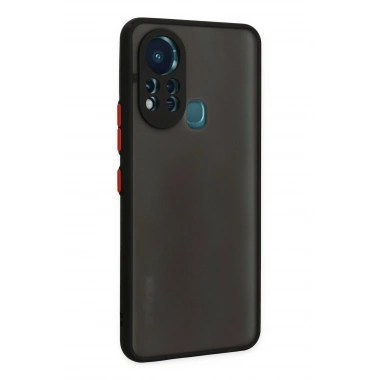 Mey İthalat®  İnfinix Hot 11s Kılıf Montreal Silikon Kapak - Siyah