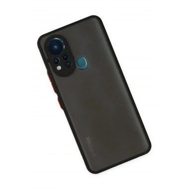 Mey İthalat®  İnfinix Hot 11s Kılıf Montreal Silikon Kapak - Siyah