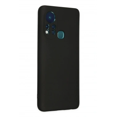 Mey İthalat®  İnfinix Hot 11s Kılıf Nano içi Kadife Silikon - Siyah