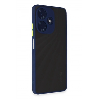Mey İthalat®  İnfinix Hot 30 4G Kılıf Montreal Silikon Kapak - Lacivert