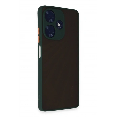 Mey İthalat®  İnfinix Hot 30 4G Kılıf Montreal Silikon Kapak - Yeşil