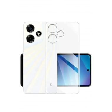 Mey İthalat®  İnfinix Hot 30i Kılıf Lüx Şeffaf Silikon