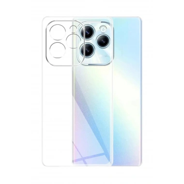 Mey İthalat®  İnfinix Hot 40i Kılıf Lüx Şeffaf Silikon