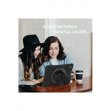 Mey İthalat®   iPad 2022 10.9 (10.nesil) Kılıf Amazing Tablet Kapak - Siyah