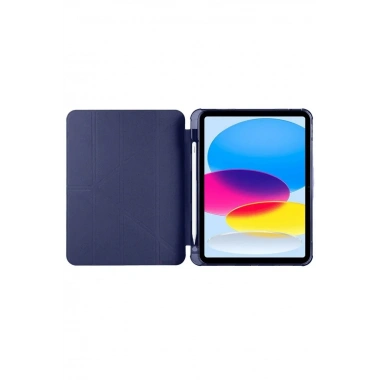 Mey İthalat®  iPad 2022 10.9 (10.nesil) Kılıf Kalemlikli Mars Tablet Kılıfı - Lacivert