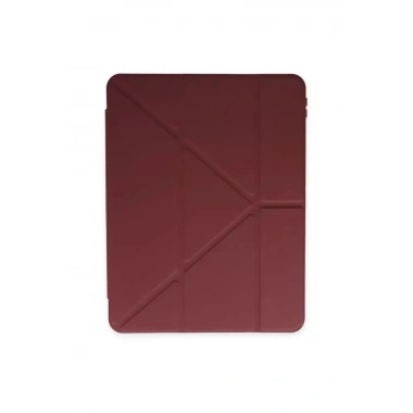 Mey İthalat®   iPad 2022 10.9 (10.nesil) Kılıf Kalemlikli Mars Tablet Kılıfı - Mürdüm