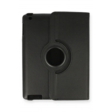 Mey İthalat® iPad 4 9.7 Kılıf 360 Tablet Deri Kılıf - Siyah