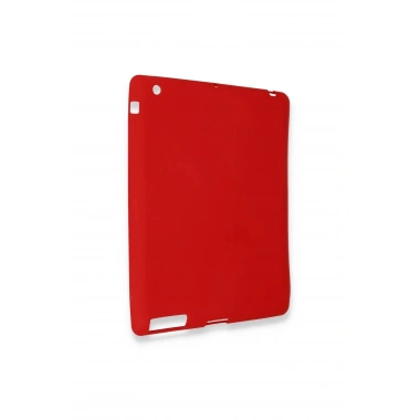 Mey İthalat®  iPad 4 9.7 Kılıf Evo Tablet Silikon - Kırmızı