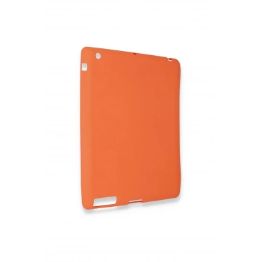 Mey İthalat®  iPad 4 9.7 Kılıf Evo Tablet Silikon - Turuncu