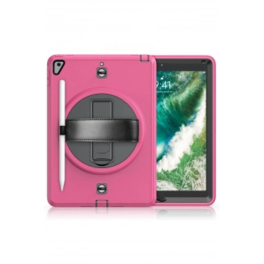 Mey İthalat® iPad 5 Air 9.7 Kılıf Strap-C Otterbox Tablet Kapak - Pembe