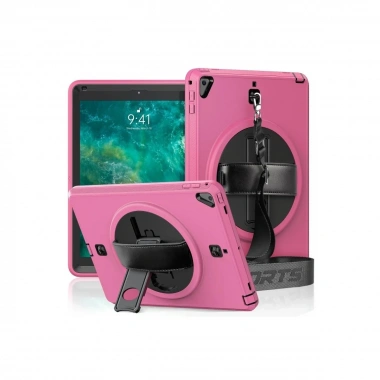 Mey İthalat® iPad 5 Air 9.7 Kılıf Strap-C Otterbox Tablet Kapak - Pembe