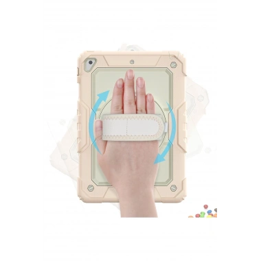 Mey İthalat® iPad 5 Air 9.7 Kılıf Strap New Tablet Kapak - Pembe