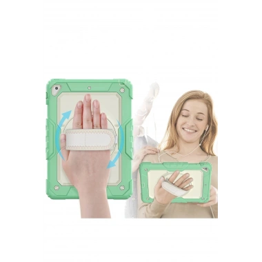 Mey İthalat® iPad 5 Air 9.7 Kılıf Strap New Tablet Kapak - Yeşil